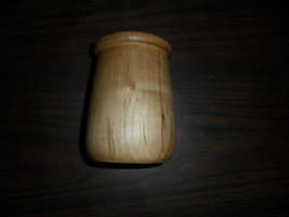 Handmade lathed wooden cup dry flower holder potpourri holder coin cup m... - $7.99