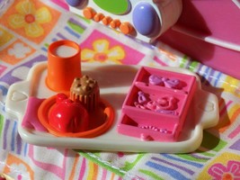 Fisher Price Loving Family Dollhouse Snack Tray Jewelry Box Kitchen Play... - $3.95
