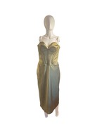 House of CB London Light Green Corset Body Silky Dress Size Large - €127,51 EUR