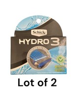 Schick Hydro 3 Men&#39;s Razor Blade Shaving Refills 4 Hydro 3 + 1 Hydro 5 /Lot of 2 - £18.57 GBP