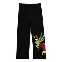 The Grinch Girls Fleece Sweatpants, Size XS (4-5) Color Black - £15.02 GBP