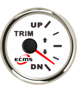 Marine Boat Outboard Engine Trim Tilt Gauge 9-32V 167-10Ω UP-DN 52mm 2” ... - $27.34 CAD