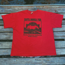 Santa Monica Pier US Highway 66 Meets PCH California Red XXL T-Shirt End... - £15.69 GBP