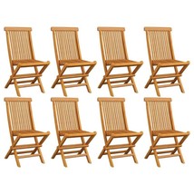 Outdoor Garden Patio Folding Wooden Chairs Seats Teak Wood Chair Foldabl... - £116.22 GBP