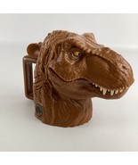 Jurassic Park World T-Rex Dinosaur Flip Top Cup Mug Souvenir Barnum Bailey - £16.68 GBP