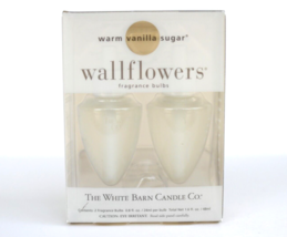 Wallflowers Warm Vanilla Sugar Fragrance Bulbs White Barn Bath Body Works - £10.23 GBP