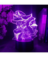 Lisa Minci 3D Game Light Hot Genshin Impact Figure LED Lamp with Remote ... - $13.20+