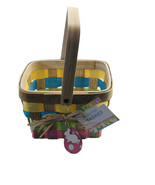 Easter Wooden Multicolor Basket Basket 5x7 Inches - $35.15 CAD