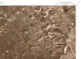 Tetzlaff Peak Quadrangle Utah 1971 USGS Orthophotomap Map 7.5 Min Topogr... - £18.84 GBP