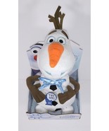 Disney Olaf&#39;s Frozen Adventure 12-inch Plush Sings and Bow Tie Lights up... - £12.51 GBP