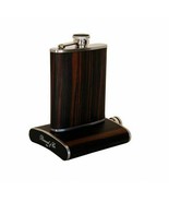 Brizard and Co. - The 6 oz Flask - Macassar Ebony - $145.00