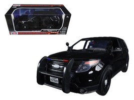 2015 Ford Police Interceptor Utility Special Service Plain Black 1/18 Diecast - €111,11 EUR