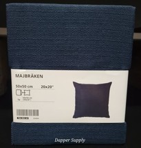 IKEA MAJBRÄKEN Cushion Cover Black-Blue 20x20&quot; Majbraken 704.952.34 New - £11.83 GBP