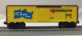 Lionel 6-19919 I love Minnesota Box Car &quot;Land of 10,000 Lakes&quot; - $29.70