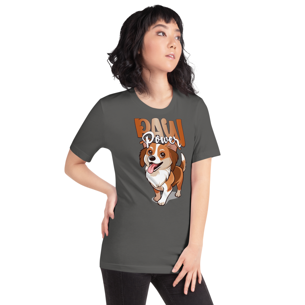 Unisex T-Shirt – Paw Power Asphalt Item image 11