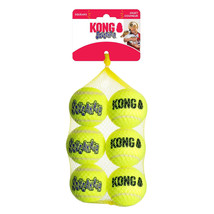 KONG Air Dog Squeaker Dog Toy Balls 1ea/6 pk, MD - £11.10 GBP
