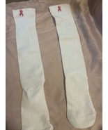 New Breast Cancer  Compression Socks Pink Ribbon 15-18 Mmhg - $488.69 MXN