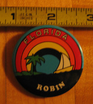 Florida Robin Pinback Button - £2.89 GBP