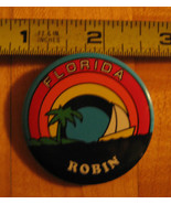Florida Robin Pinback Button - £2.90 GBP