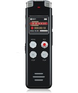 128Gb Digital Voice Recorder With Playback: Voice Activated Recorder For... - $840.50 MXN