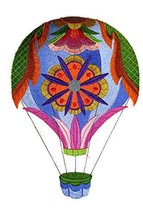 Beautiful Custom Balloon[Bright and Bold Jacobean Balloon] Embroidered Iron On/S - £16.45 GBP