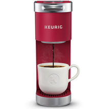 K-Mini plus Single Serve K-Cup Pod Coffee Maker, Cardinal Red - £84.21 GBP