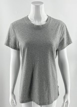 Nike Dri Fit Cotton Tee Top Size XL Gray Short Sleeve Athletic Shirt Womens - $19.80