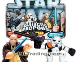 Year 2006 Star Wars Galactic Heroes Figure - SANDTROOPER and OBI-WAN KENOBI - $29.99