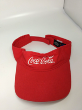 Coca ~ Cola Red/White Sun visor/ Retro 80&#39;s Style! Soda Pop! Very Unique! - $9.59