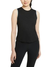 Nike Womens Crochet-Trimmed Yoga Tank Top Color Black Size Large - £34.47 GBP
