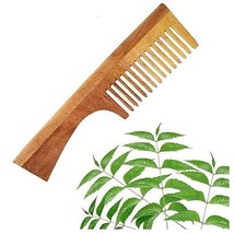 Kacchi Neem Comb, Wooden Comb | Hair Growth, Hairfall, Dandruff Control - $10.25
