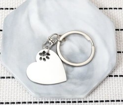 Handmade Personalised Stainless Steel Pet Dog Cat Key chain Keyring Gift  - £10.04 GBP