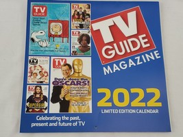 2022 TV Guide Calendar Peanuts Snoopy David Letterman Supergirl Melissa Benoist - £19.71 GBP