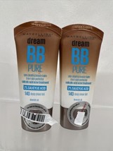 (2) MAYBELLINE 140 Deep Dream Pure BB Creme Face Clearing Breakouts 1oz - £7.33 GBP