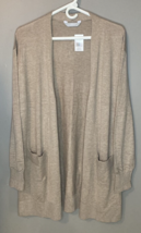 NWT Member&#39;s Mark Women&#39;s Cashmere Blend Cardigan Sweater Size Large - £14.70 GBP