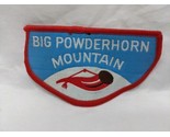 Vintage 1970s Michigan Ski Resort Embroidered Iron On Patch 3 1-2&quot; - £15.49 GBP