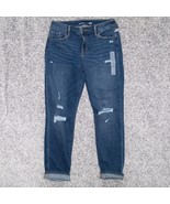 Old Navy Jeans Womens 6 Blue Denim Power Straight Mid Rise Dark Wash Ret... - £15.99 GBP