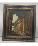 Vintage “Old Temple” Framed Hubert Robert Picture - £70.17 GBP
