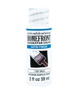 Homefront Decorator Interior Satin Acrylic Paint Interior Satin White 2 Oz - $358.40 MXN