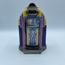 Vtg 1987 Agent Andy Standing Ovations~Ceramic Musical Jukebox Blue Suede Shoes - £11.99 GBP