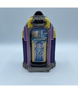 Vtg 1987 Agent Andy Standing Ovations~Ceramic Musical Jukebox Blue Suede... - $15.00