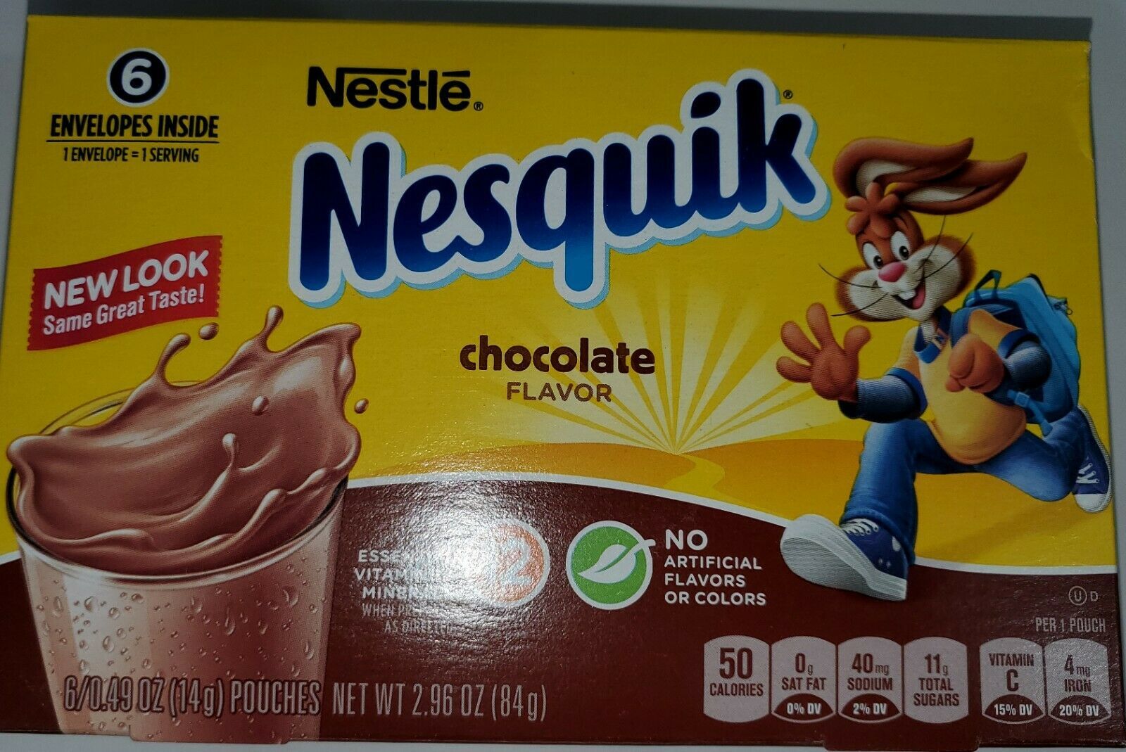 (6 Milk Pack) Nestle Chocolate items similar 50 and Nesquik Mix