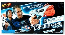 Hasbro Nerf Laser Ops Pro Battle Ready Out Of Box 2 Pack Age 8 Years & Up