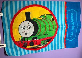 One Vintage Thomas The Tank Engine &amp; Percy Pillow Case Made in USA Dan R... - £7.76 GBP