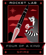 Rocket Lab Electron 43rd Four Of A Kind Space Badge Iron On Embroidered ... - $552.13 MXN+