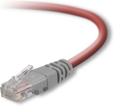 6 Foot CAT5e Crossover Networking Cable Red - £15.40 GBP
