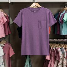 Rumi + Ryder Boys Pocket Tee Size Medium Purple Performance Shirt EUC - $13.86