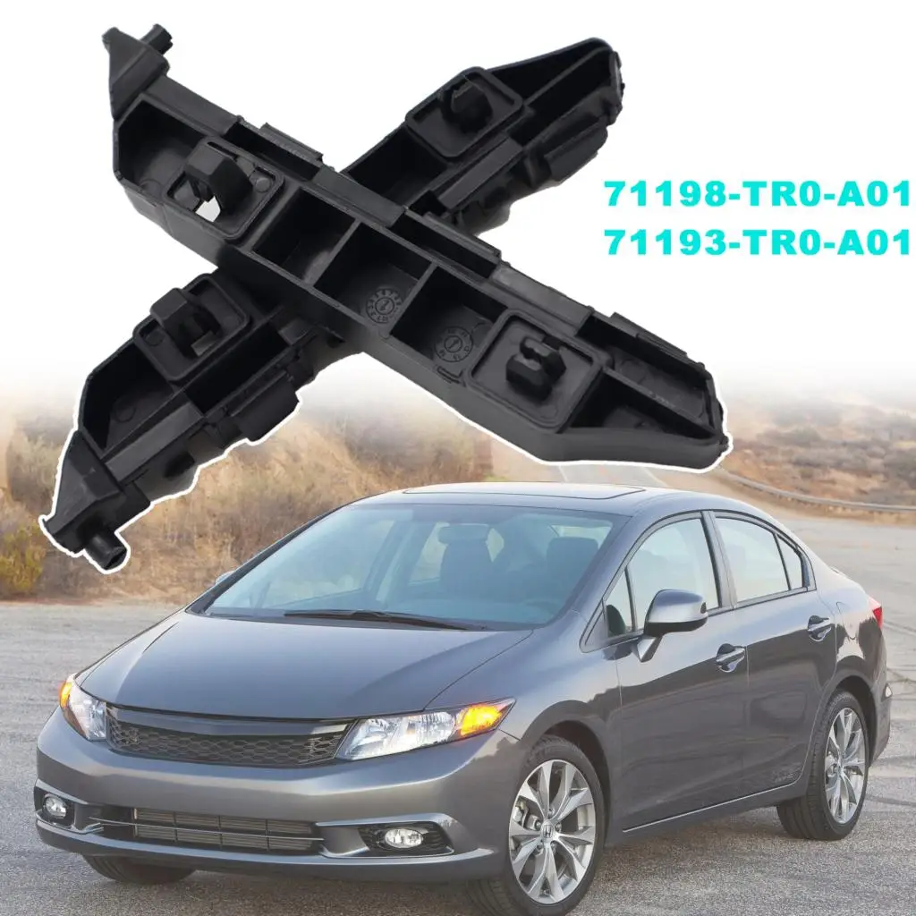 Front Bumper Bracket Pair for Honda Civic, CRV, Accord - Mount Support Grille - £9.43 GBP