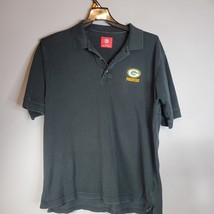 NFL Team Apparel Mens XL Regular Fit Polo Shirt Black Casual - $11.98