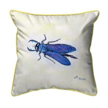 Betsy Drake House Fly Extra Large Zippered Pillow 22x22 - £62.29 GBP